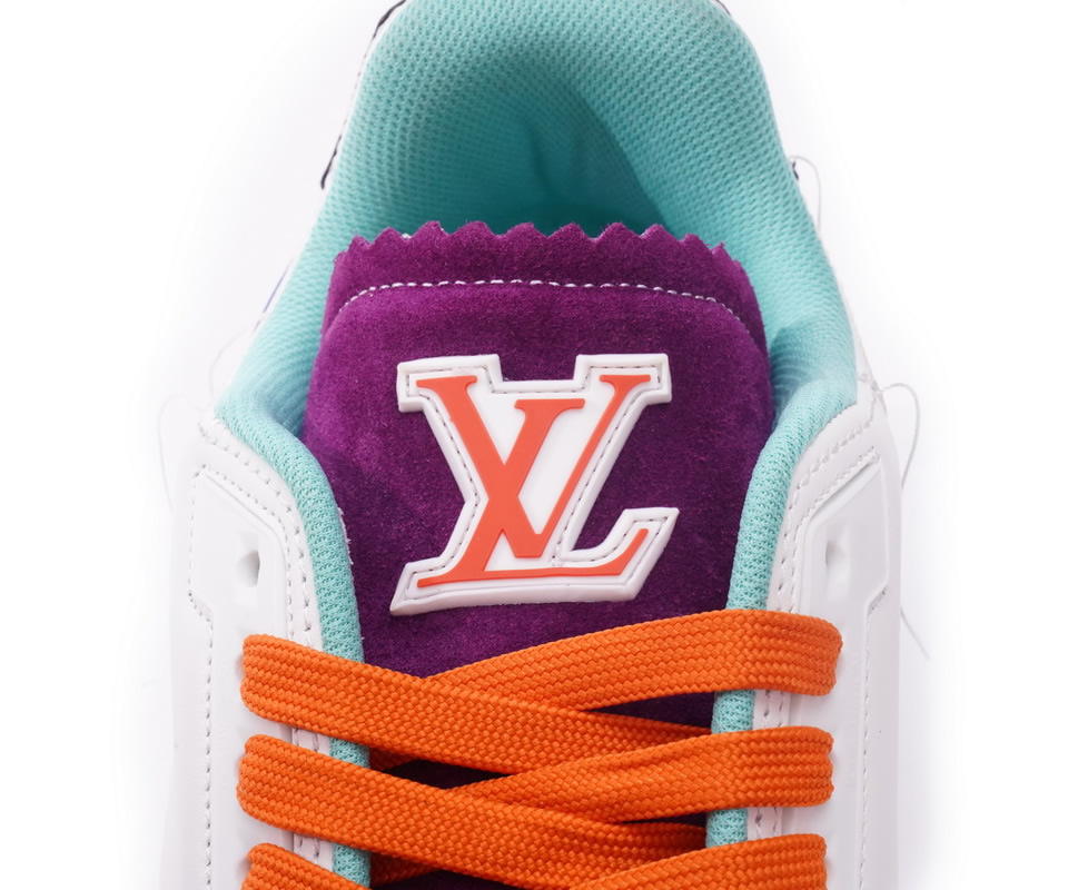 Louis Vuitton Trainer White Green Purple Ms0225 7 - www.kickbulk.cc