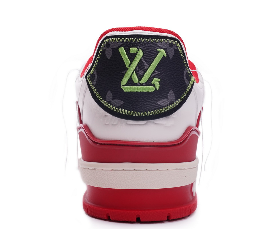 Louis Vuitton Trainer White Red Green Ms0226 12 - www.kickbulk.cc