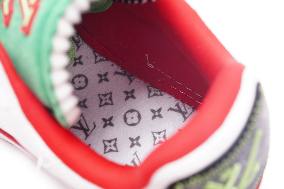 Louis Vuitton Trainer White Red Green Ms0226 16 - www.kickbulk.cc