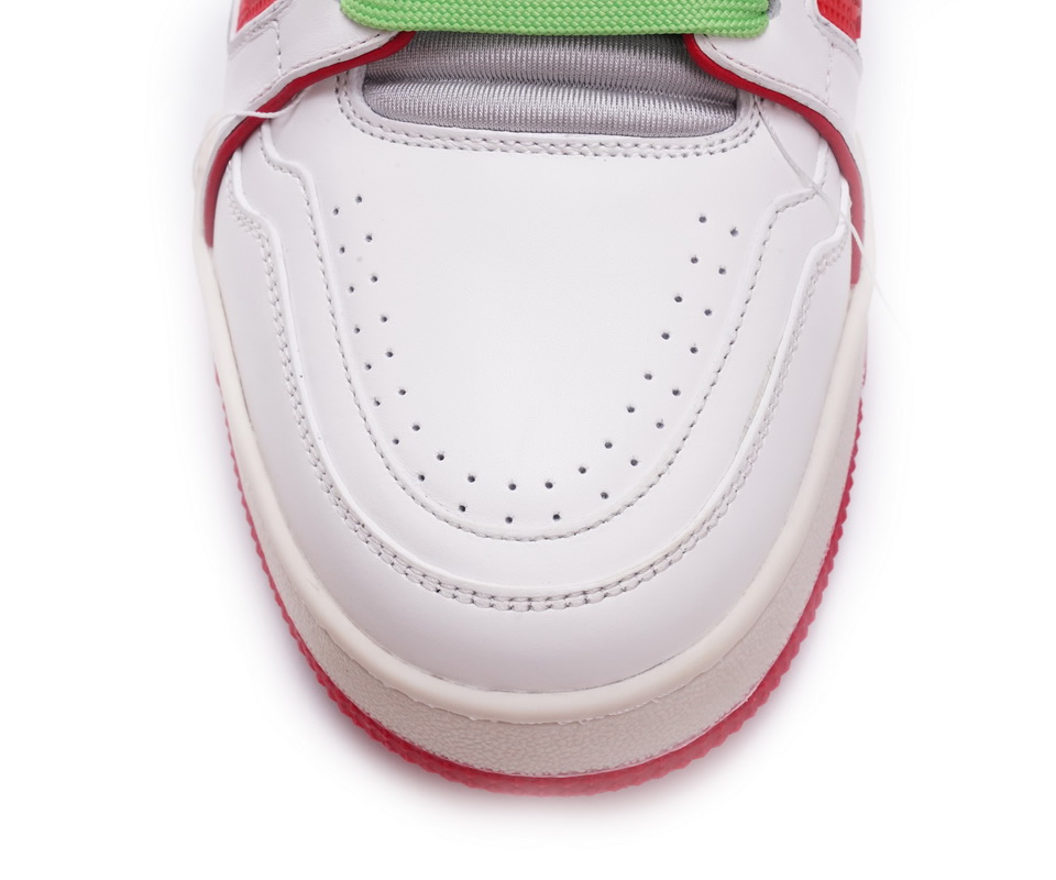 Louis Vuitton Trainer White Red Green Ms0226 8 - www.kickbulk.cc