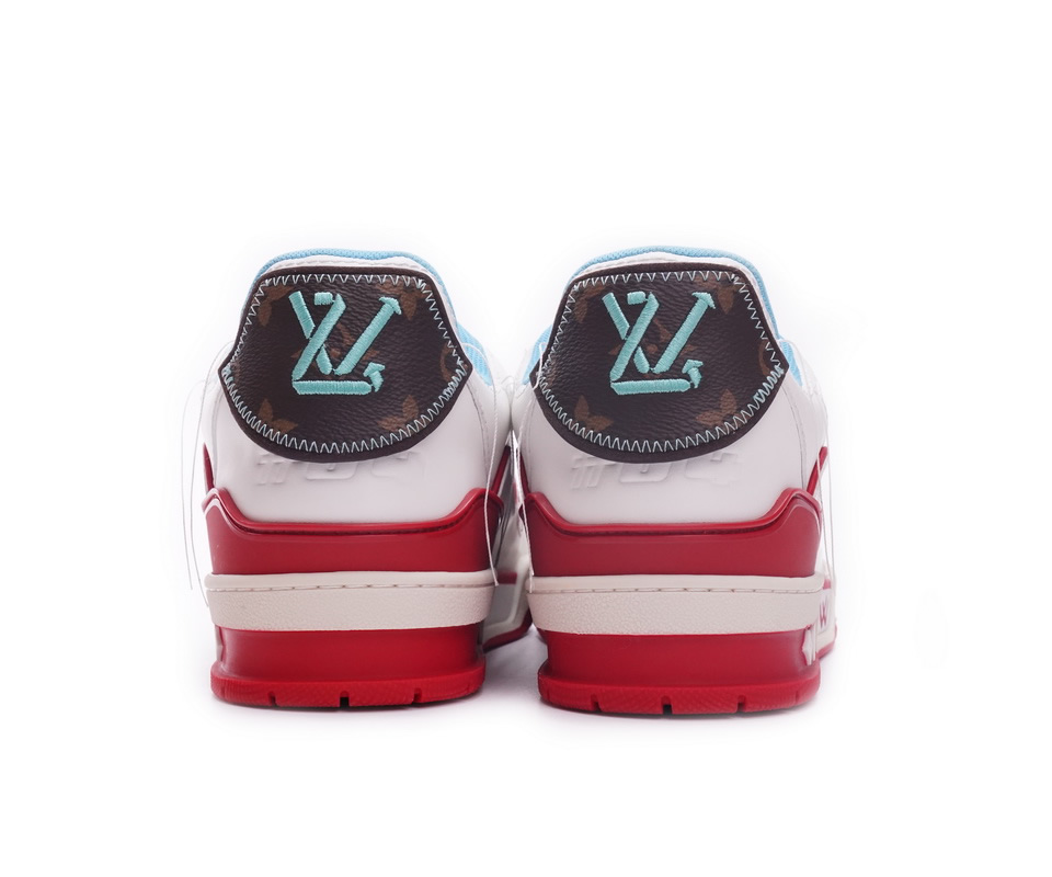 Louis Vuitton Trainer White Blue Purple Ms0228 4 - www.kickbulk.cc