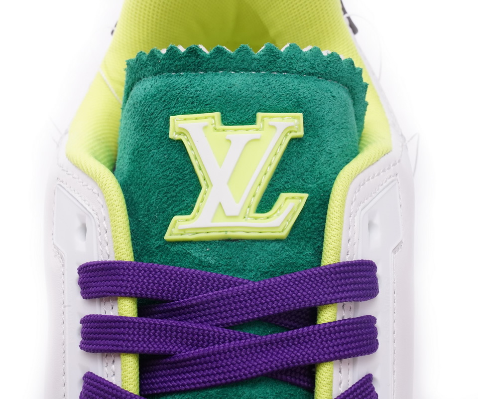 Louis Vuitton Trainer White Yellow Green Ms0229 6 - www.kickbulk.cc