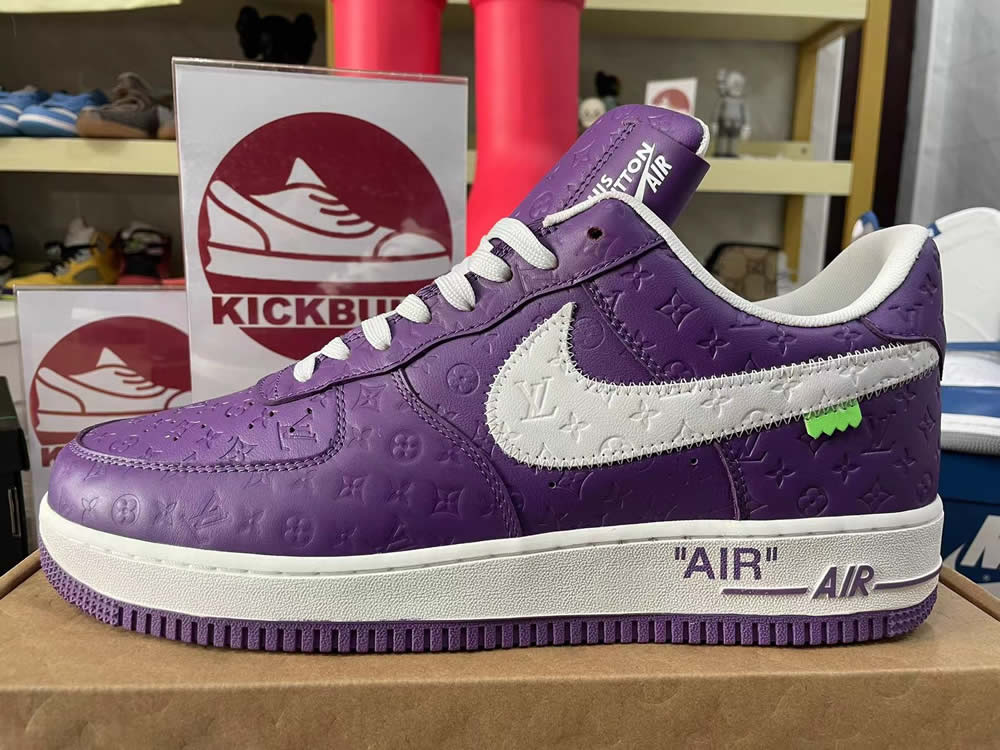 Louis Vuitton Nike Air Force 1 Purple Ms0232 10 10 - www.kickbulk.cc