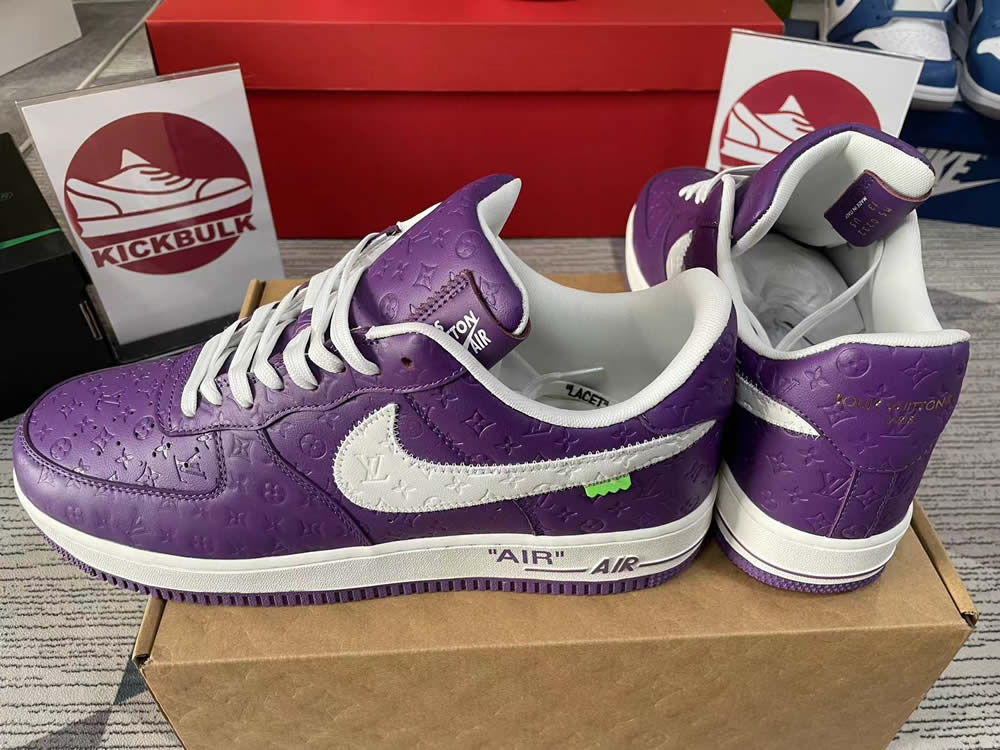 Louis Vuitton Nike Air Force 1 Purple Ms0232 10 2 - www.kickbulk.cc