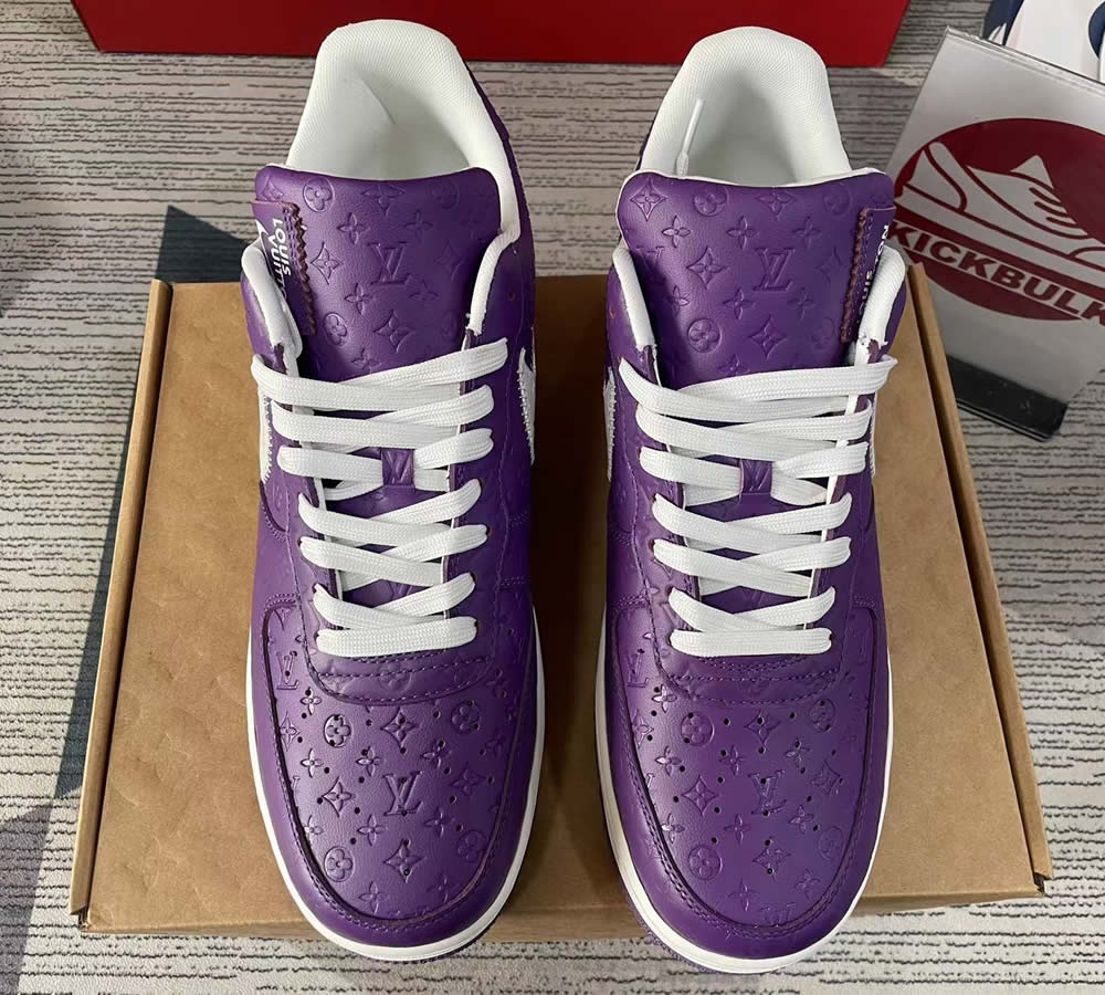 Louis Vuitton Nike Air Force 1 Purple Ms0232 10 3 - www.kickbulk.cc