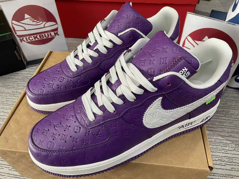 Louis Vuitton Nike Air Force 1 Purple Ms0232 10 5 - www.kickbulk.cc