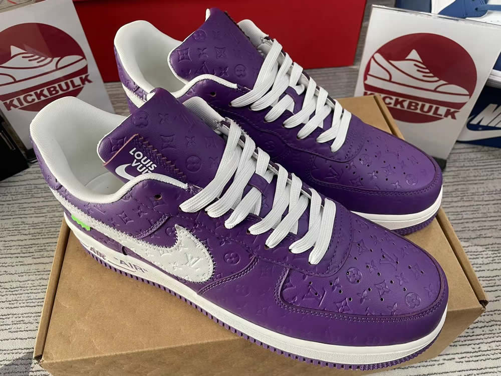 Louis Vuitton Nike Air Force 1 Purple Ms0232 10 6 - www.kickbulk.cc