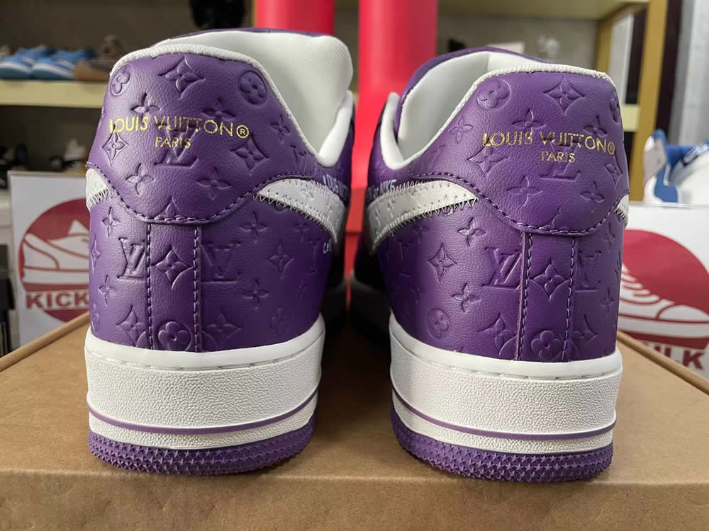 Louis Vuitton Nike Air Force 1 Purple Ms0232 10 7 - www.kickbulk.cc