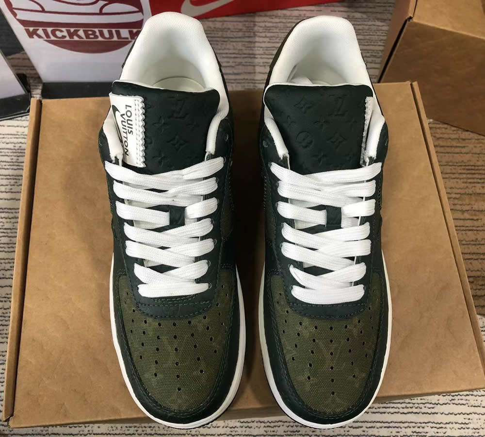 Louis Vuitton Air Force 1 Low Dark Green 2 - www.kickbulk.cc