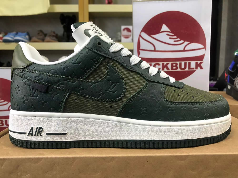 Louis Vuitton Air Force 1 Low Dark Green 5 - www.kickbulk.cc