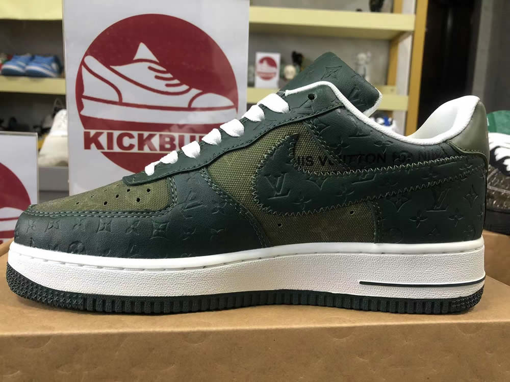 Louis Vuitton Air Force 1 Low Dark Green 6 - www.kickbulk.cc