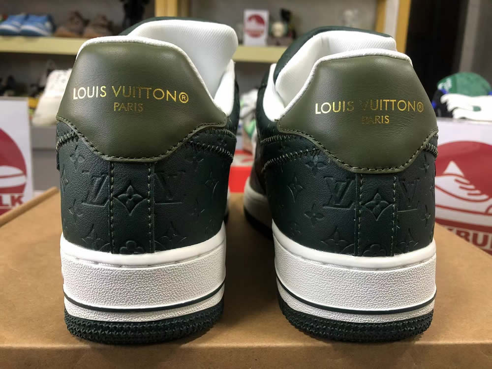 Louis Vuitton Air Force 1 Low Dark Green 9 - www.kickbulk.cc