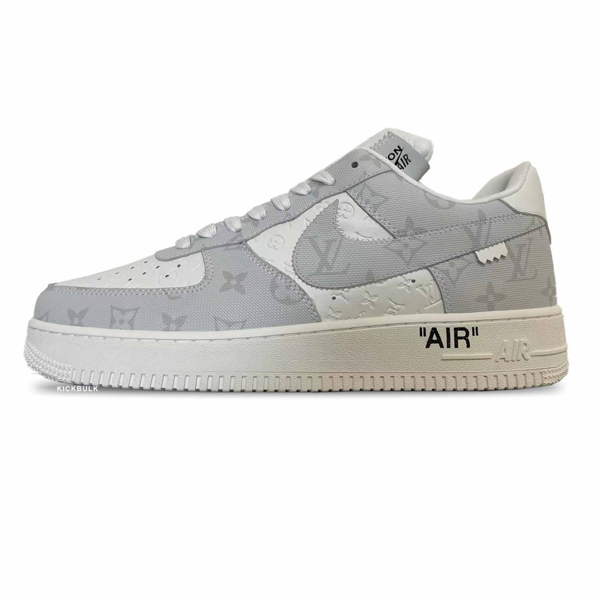 Louis Vuitton Nike Air Force 1 Grey White Ms0232 7 1 - www.kickbulk.cc