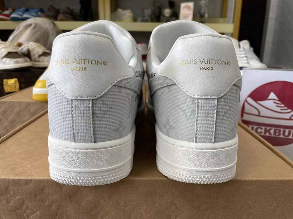 Louis Vuitton Nike Air Force 1 Grey White Ms0232 7 6 - www.kickbulk.cc