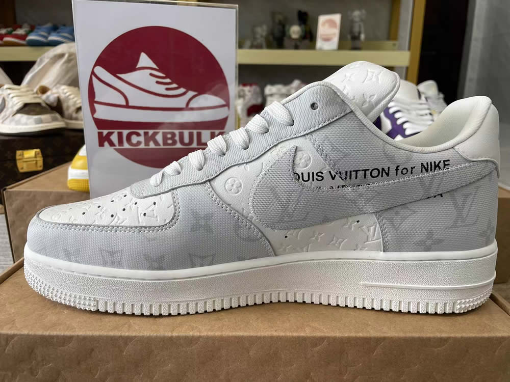 Louis Vuitton Nike Air Force 1 Grey White Ms0232 7 8 - www.kickbulk.cc