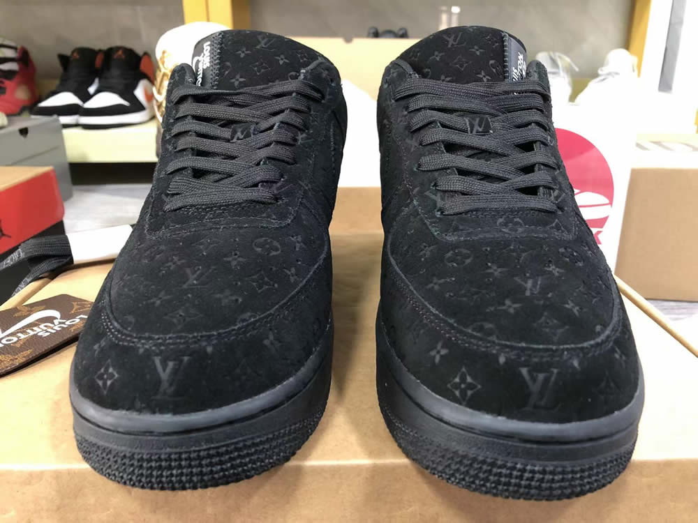 Louis Vuitton Nike Air Force 1 Black Ms0232 3 - www.kickbulk.cc