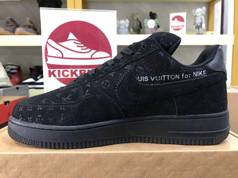 Louis Vuitton Nike Air Force 1 Black Ms0232 8 - www.kickbulk.cc