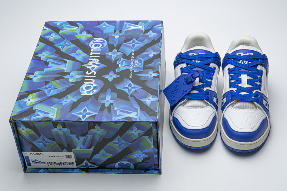 Louis Vuitton 20ss Trainer Blue Casual Shoes 4 - www.kickbulk.cc