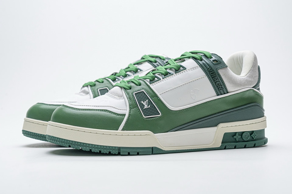 Louis Vuitton 20ss Trainer Green Casual Shoes 5 - www.kickbulk.cc