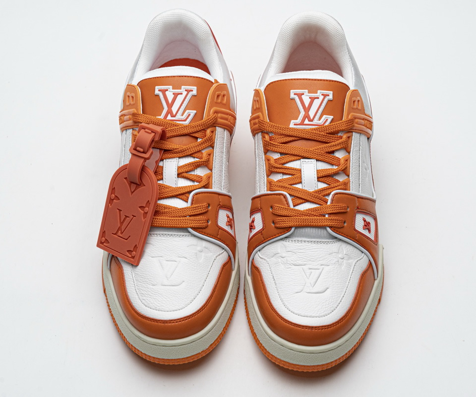 Louis Vuitton 20ss Trainer Orange Casual Shoes 2 - www.kickbulk.cc