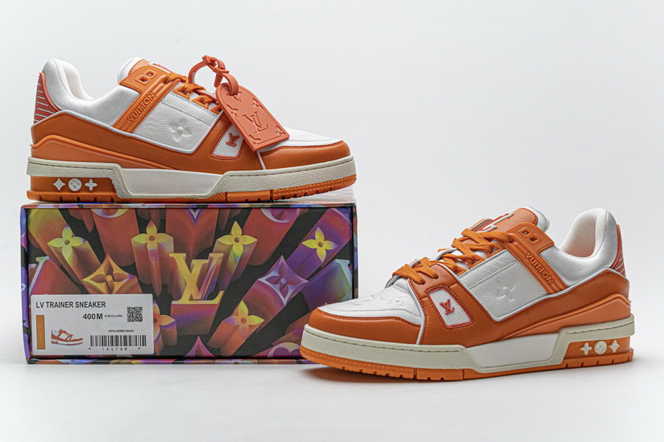 Louis Vuitton 20ss Trainer Orange Casual Shoes 3 - www.kickbulk.cc