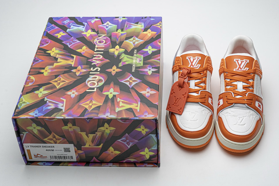 Louis Vuitton 20ss Trainer Orange Casual Shoes 4 - www.kickbulk.cc