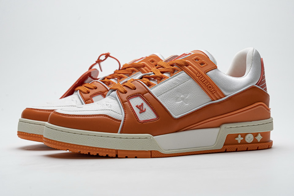 Louis Vuitton 20ss Trainer Orange Casual Shoes 5 - www.kickbulk.cc