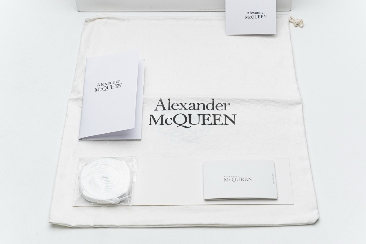 Alexander Mcqueen Sneaker White Black 462214whgp79001 22 - www.kickbulk.cc