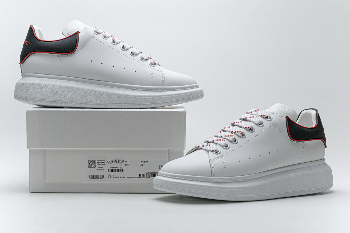 Alexander Mcqueen Sneaker White Black Red 5 - www.kickbulk.cc