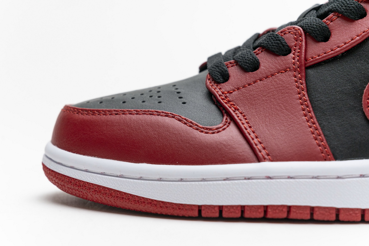 Nike Air Jordan 1 Gs Low Reverse Bred 553558 606 20 - www.kickbulk.cc