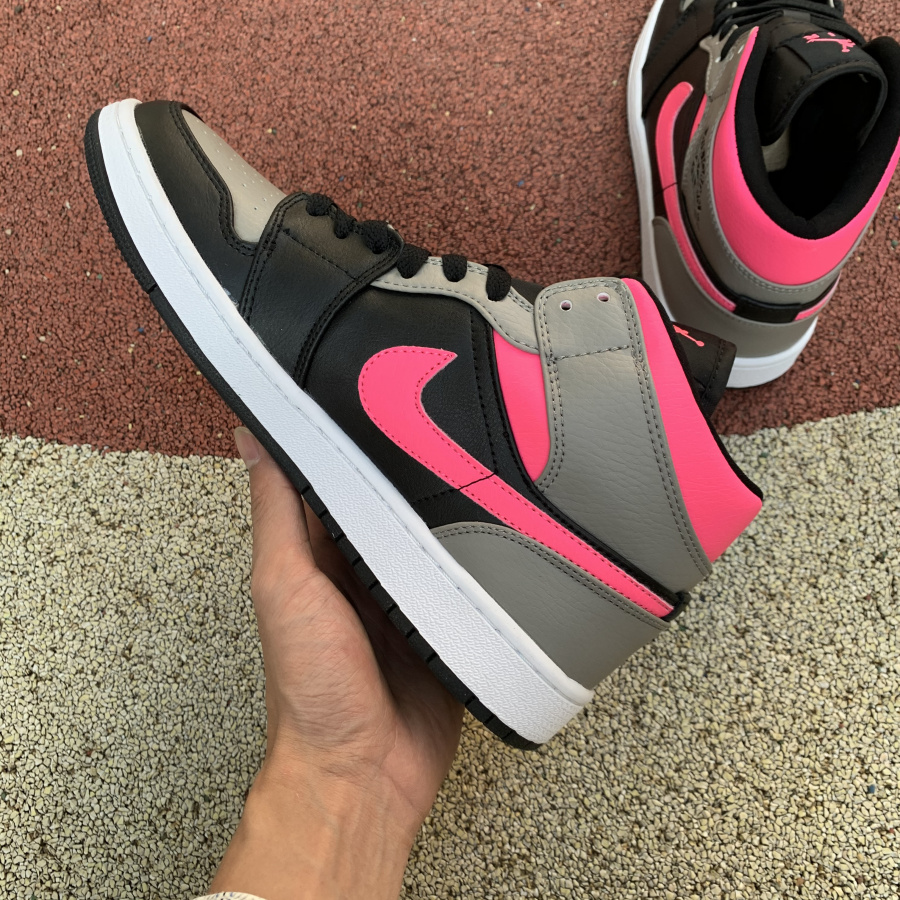 Nike Air Jordan 1 Mid Pink Shadow 554724 059 10 - www.kickbulk.cc