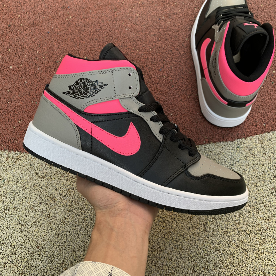 Nike Air Jordan 1 Mid Pink Shadow 554724 059 11 - www.kickbulk.cc