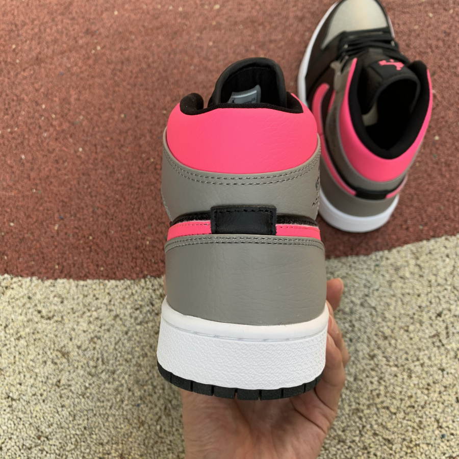 Nike Air Jordan 1 Mid Pink Shadow 554724 059 12 - www.kickbulk.cc