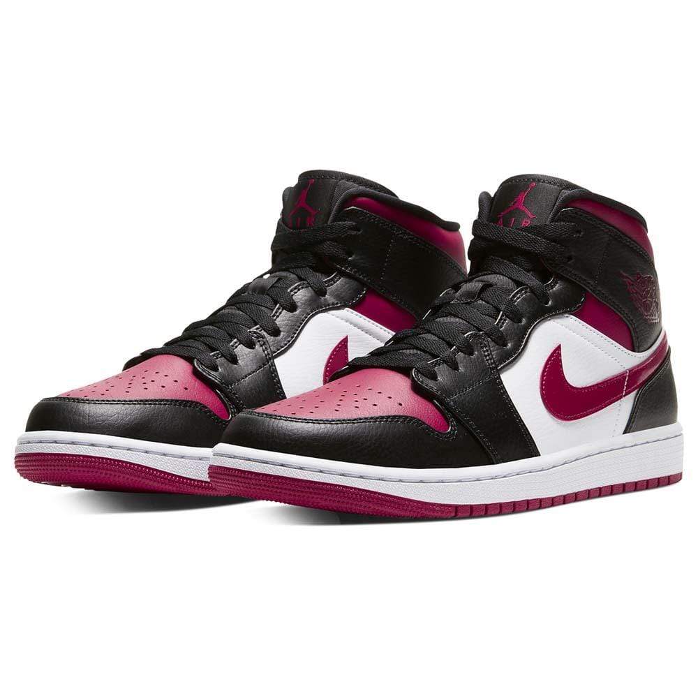 Nike Air Jordan 1 Mid Bred Toe 554724 066 2 - www.kickbulk.cc