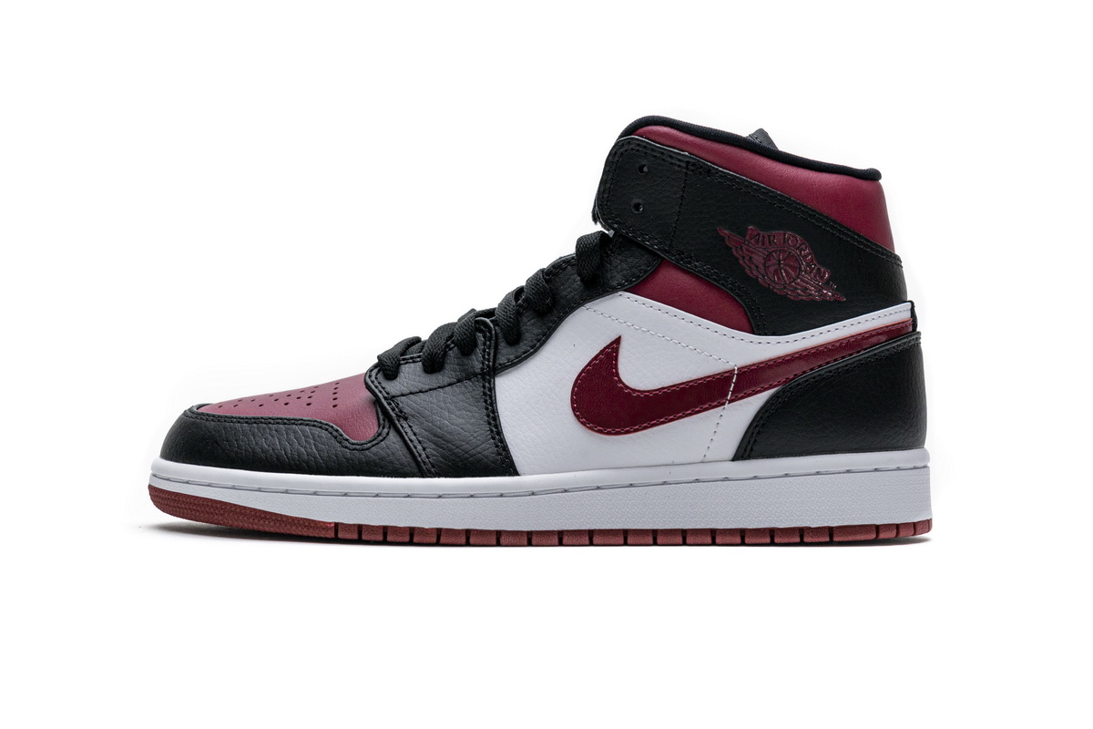 Nike Air Jordan 1 Mid Bred Toe 554724 066 7 - www.kickbulk.cc