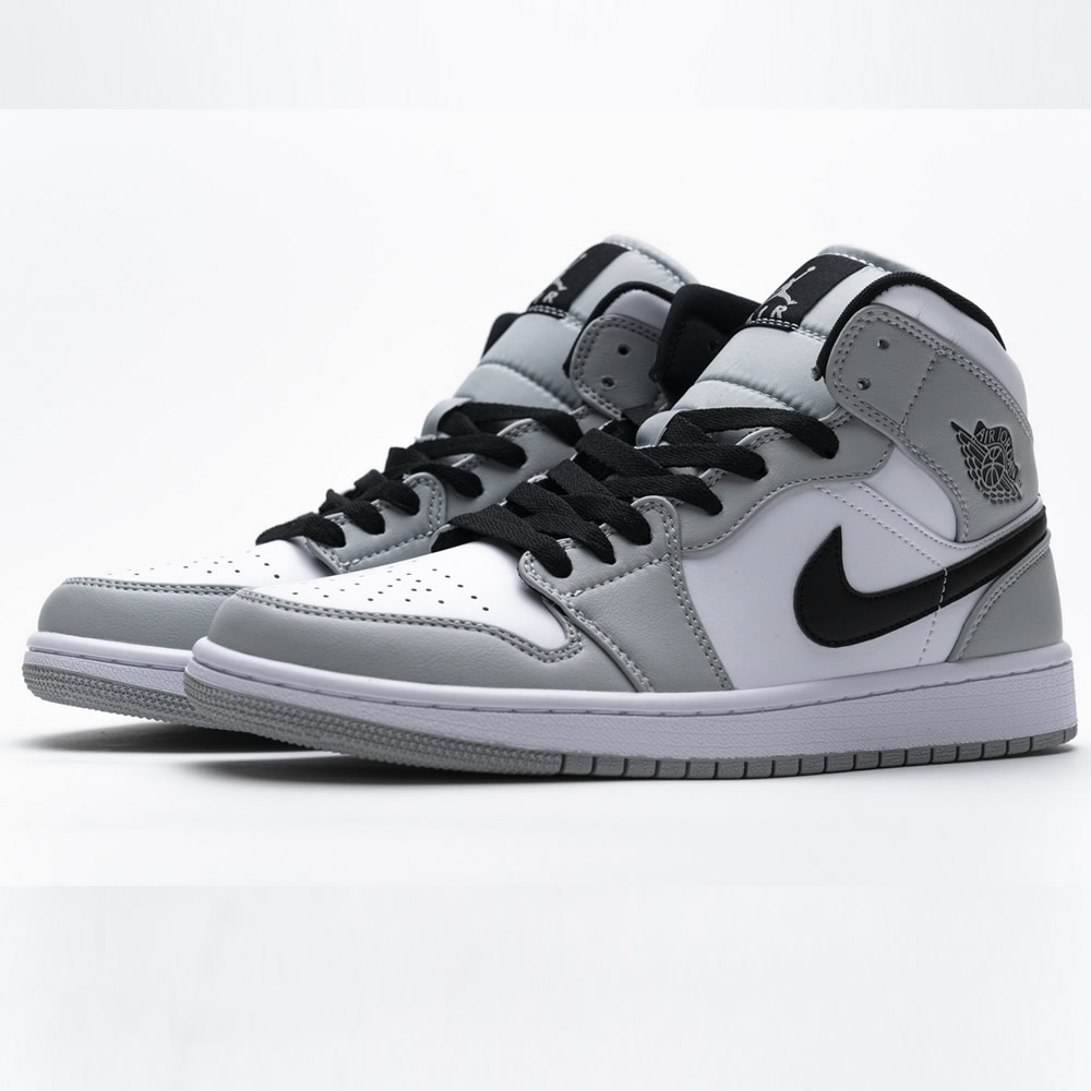 Jordan 1 Mid Light Smoke Grey 554724 092 5 - www.kickbulk.cc