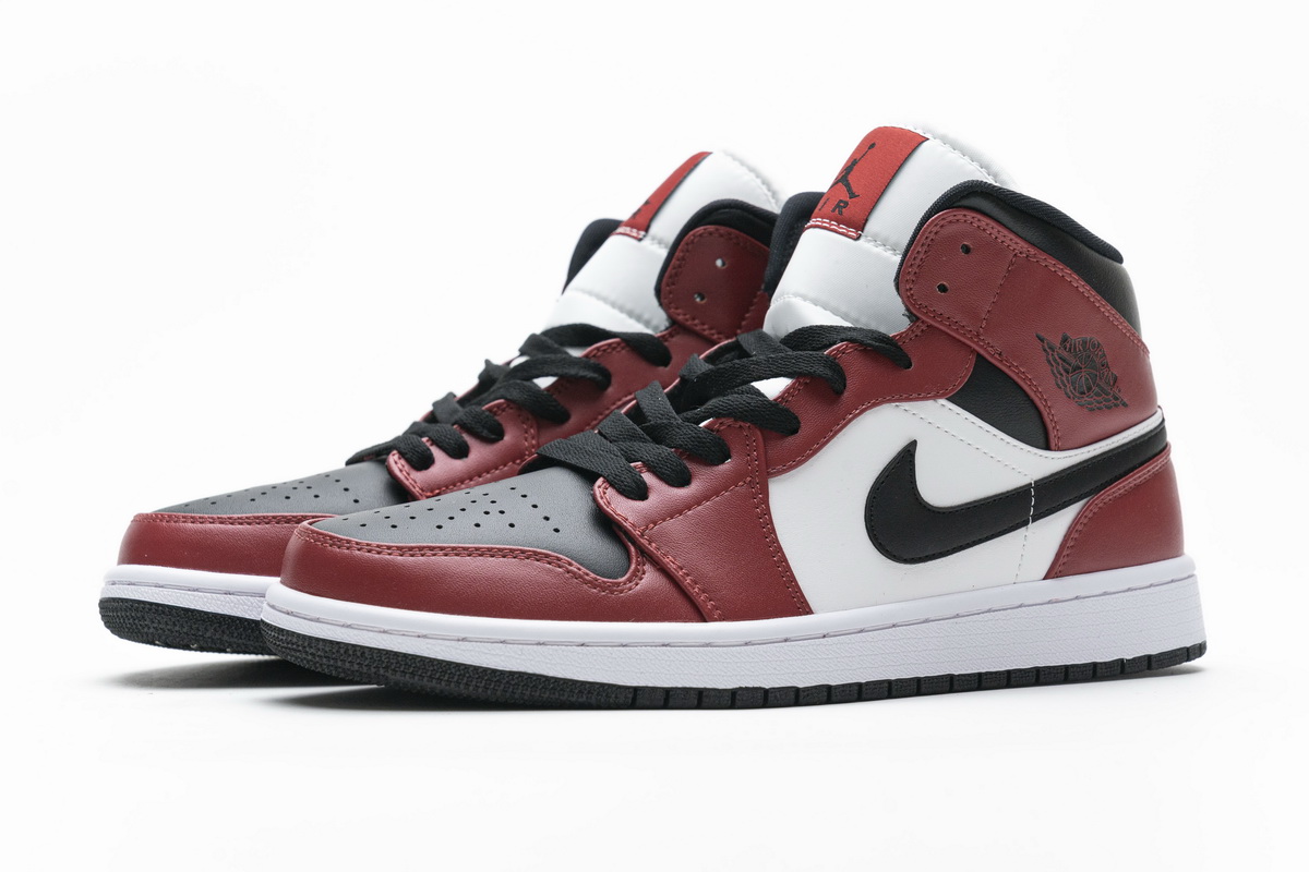 Nike Air Jordan 1 Mid Gs Chicago Black Toe 554725 069 14 - www.kickbulk.cc