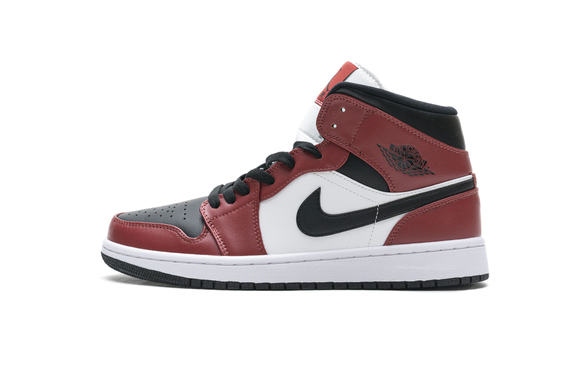 Nike Air Jordan 1 Mid Gs Chicago Black Toe 554725 069 17 - www.kickbulk.cc