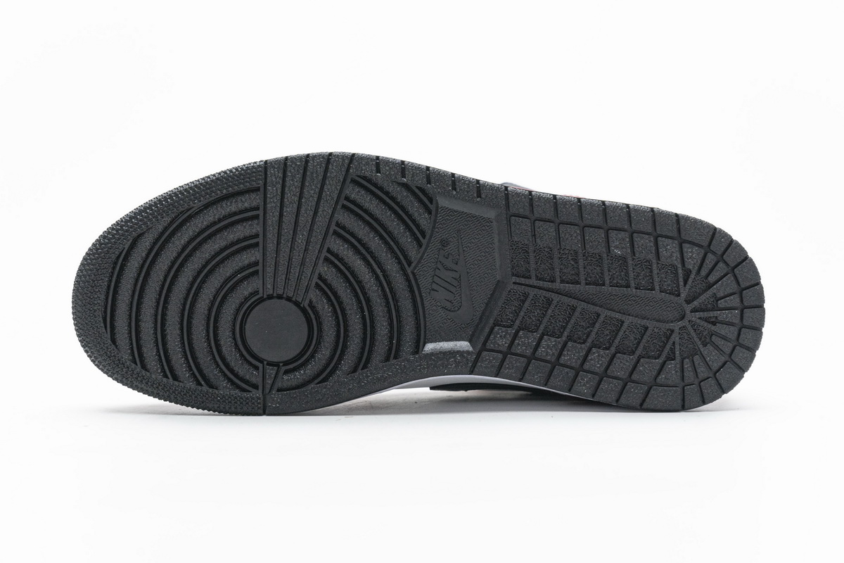 Nike Air Jordan 1 Mid Gs Chicago Black Toe 554725 069 28 - www.kickbulk.cc