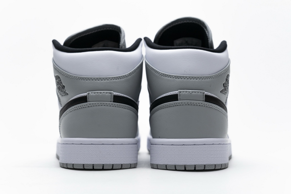 Nike Air Jordan 1 Mid Gs Light Smoke Grey 554725 092 12 - www.kickbulk.cc