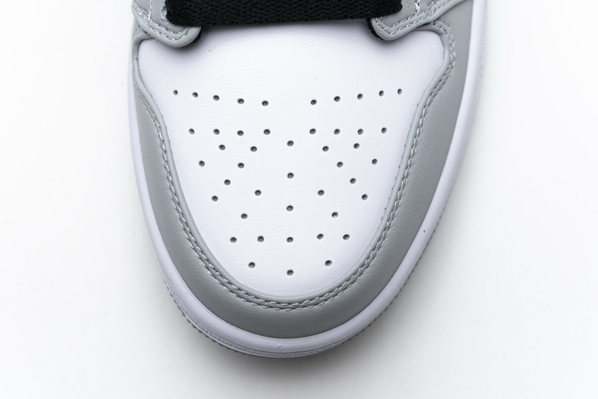 Nike Air Jordan 1 Mid Gs Light Smoke Grey 554725 092 19 - www.kickbulk.cc