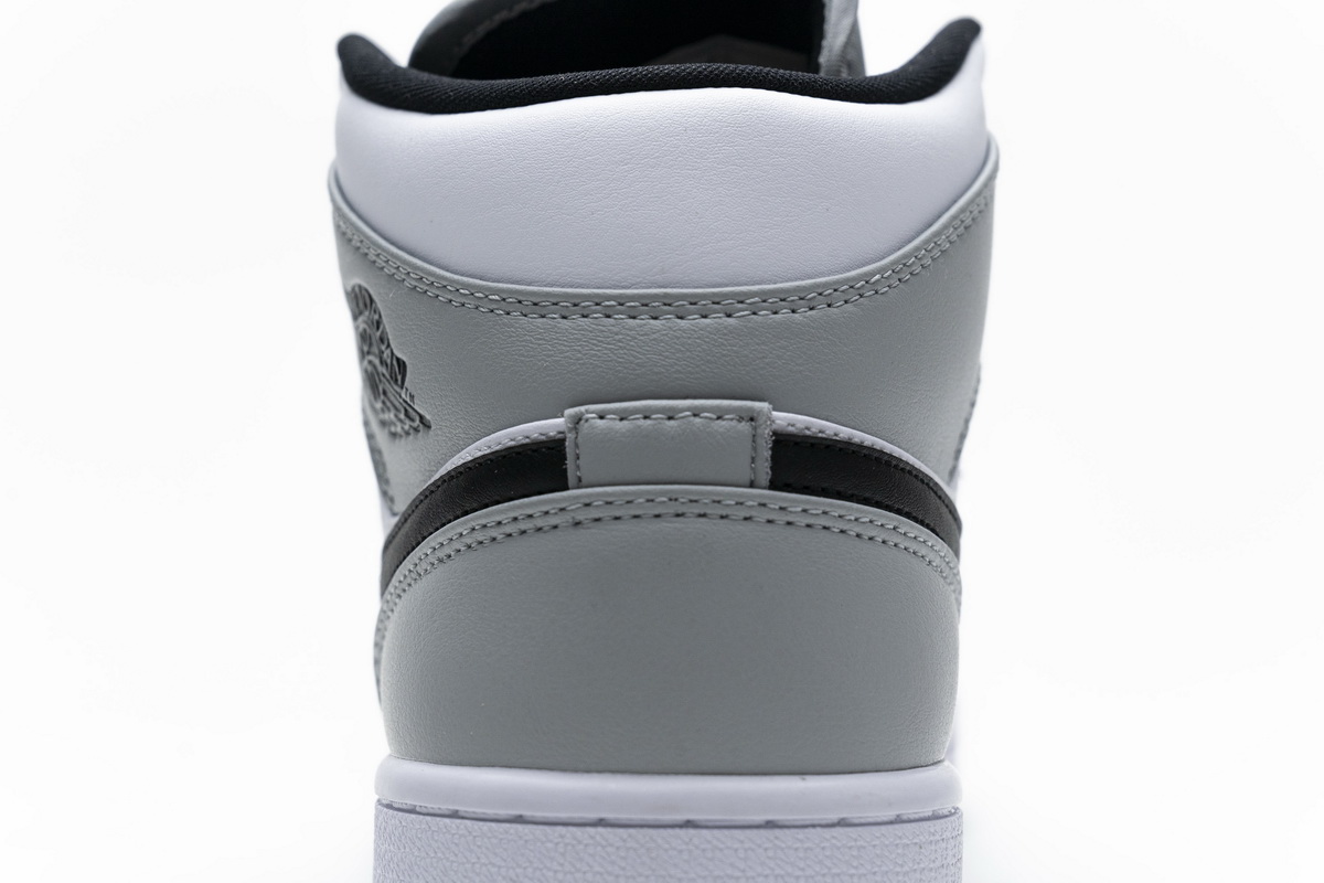 Nike Air Jordan 1 Mid Gs Light Smoke Grey 554725 092 21 - www.kickbulk.cc
