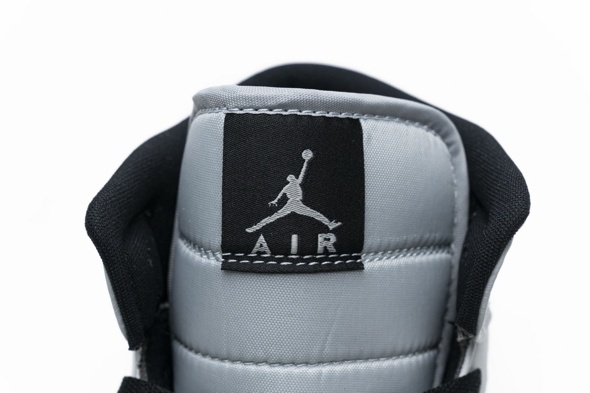 Nike Air Jordan 1 Mid Gs Light Smoke Grey 554725 092 24 - www.kickbulk.cc