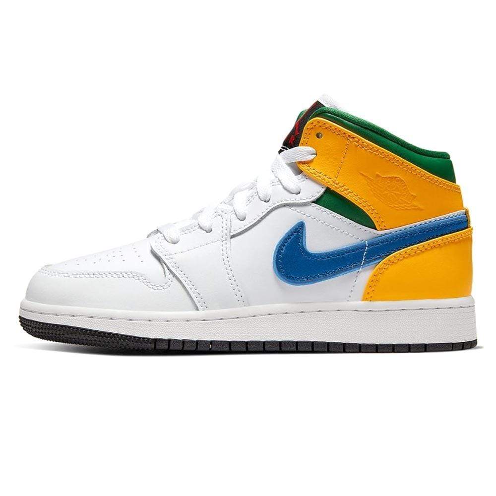 Nike Air Jordan 1 Mid Gs White Court Purple Teal 554725 128 1 - www.kickbulk.cc