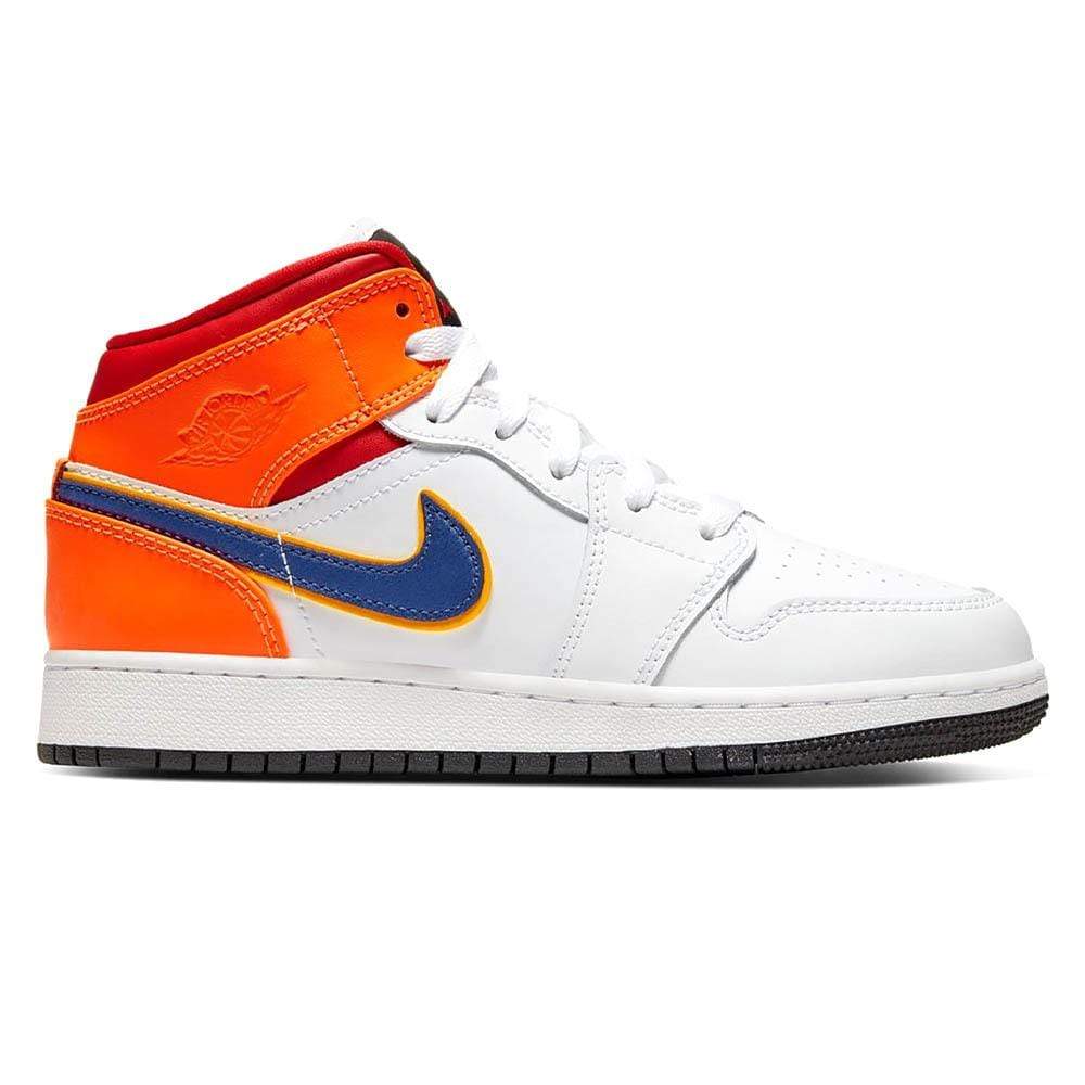 Nike Air Jordan 1 Mid Gs White Court Purple Teal 554725 128 3 - www.kickbulk.cc