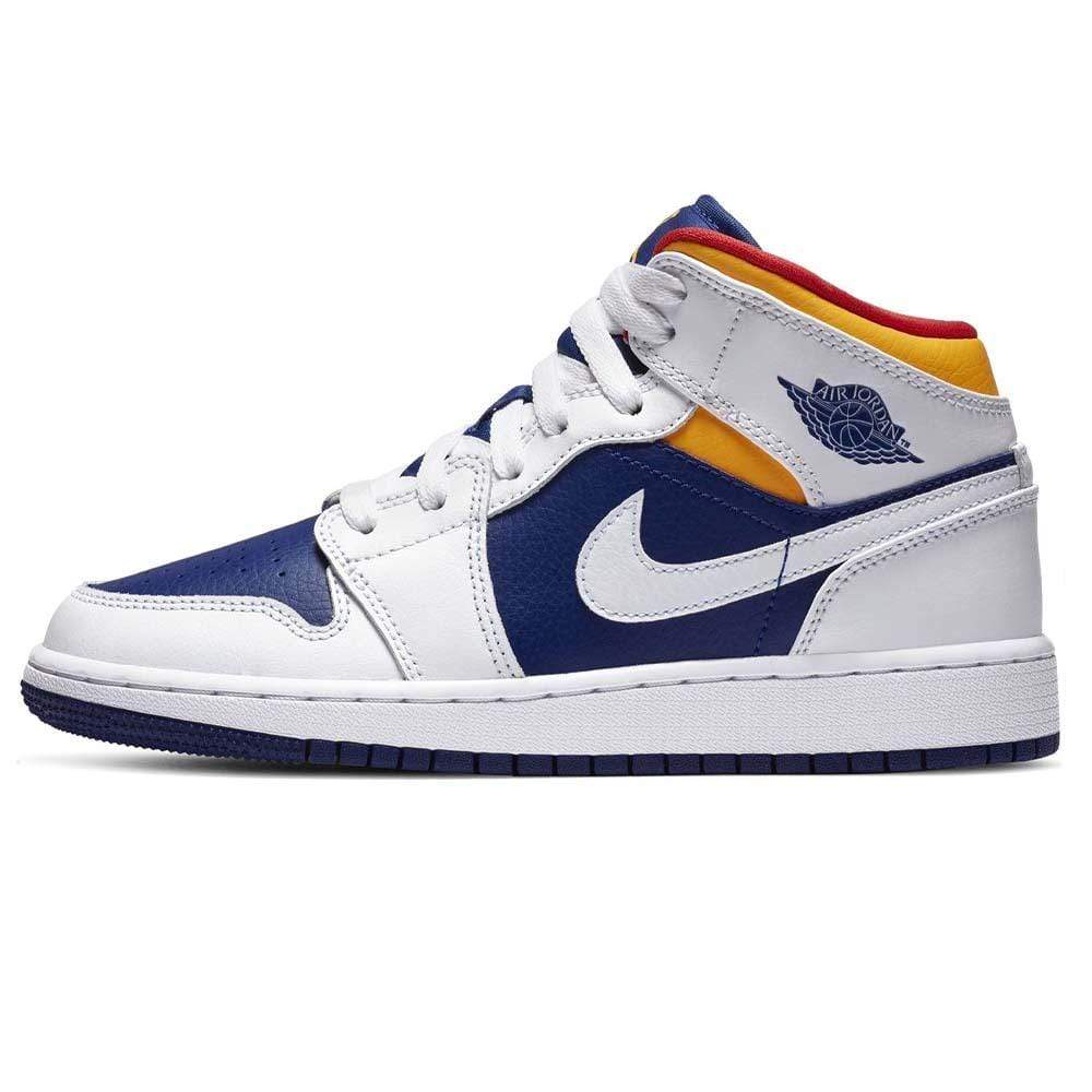 Nike Air Jordan 1 Gs Mid White Laser 554725 131 1 - www.kickbulk.cc