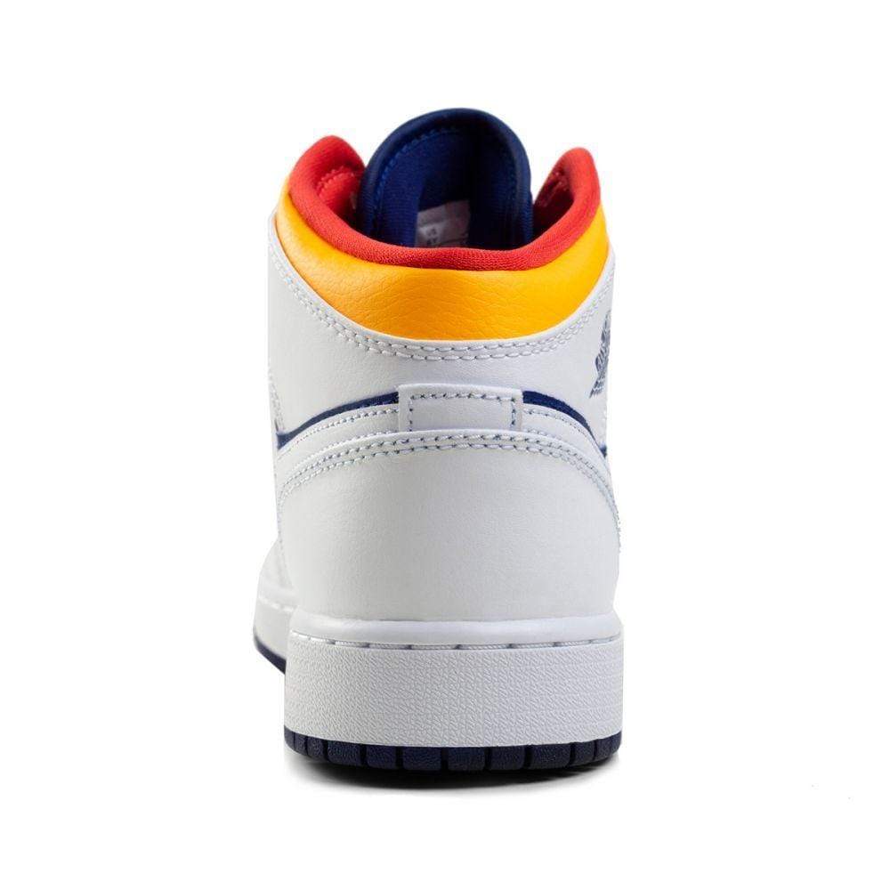 Nike Air Jordan 1 Gs Mid White Laser 554725 131 4 - www.kickbulk.cc