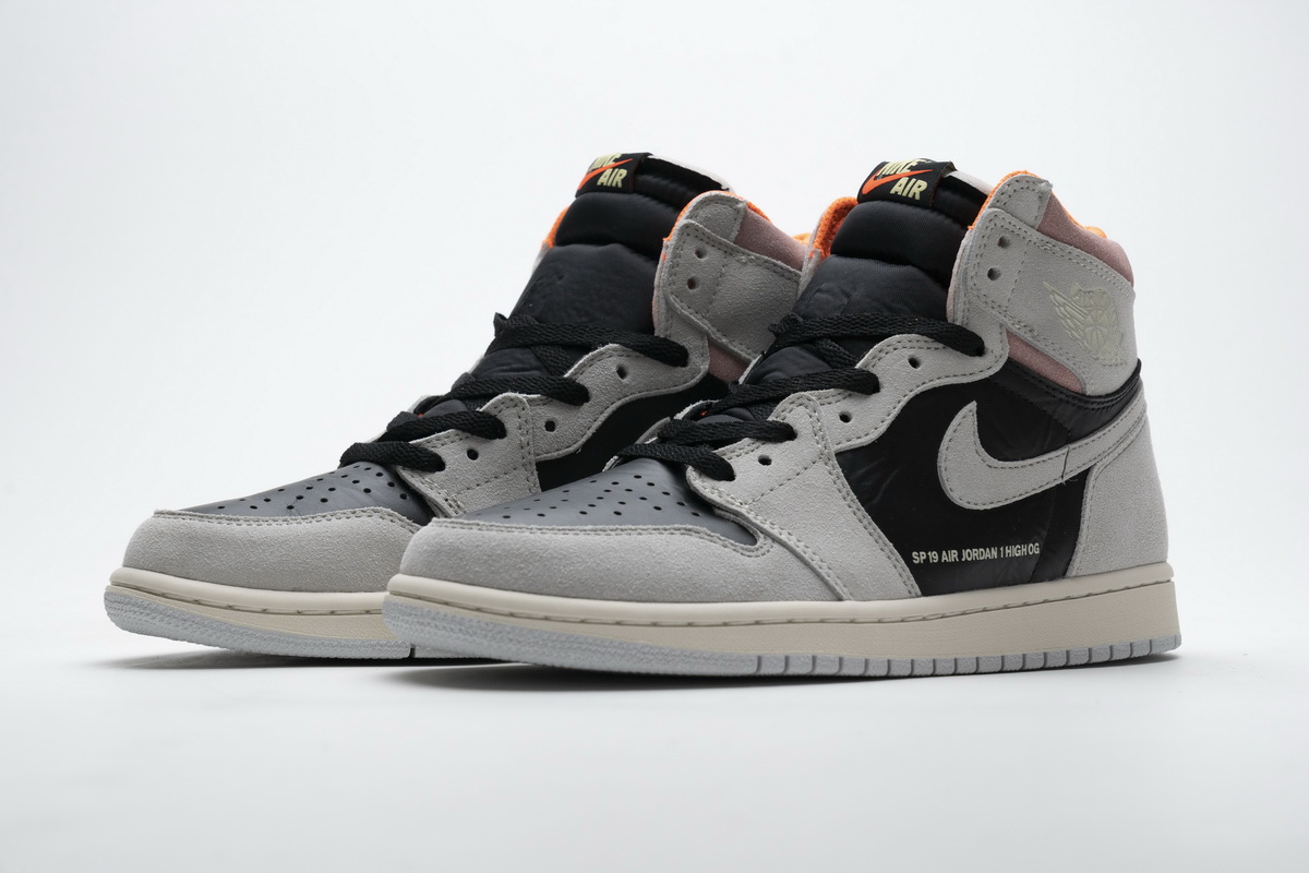 Nike Air Jordan 1 Retro Grey Crimson 555088 018 10 - www.kickbulk.cc