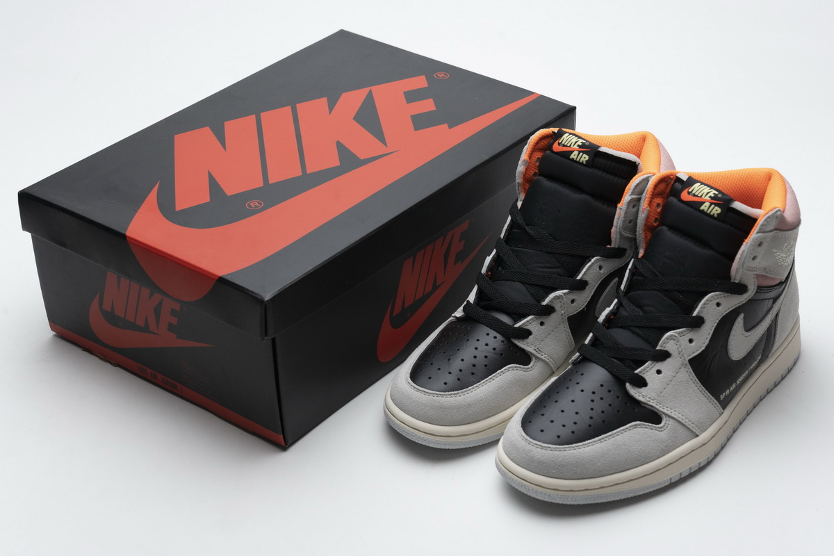 Nike Air Jordan 1 Retro Grey Crimson 555088 018 13 - www.kickbulk.cc