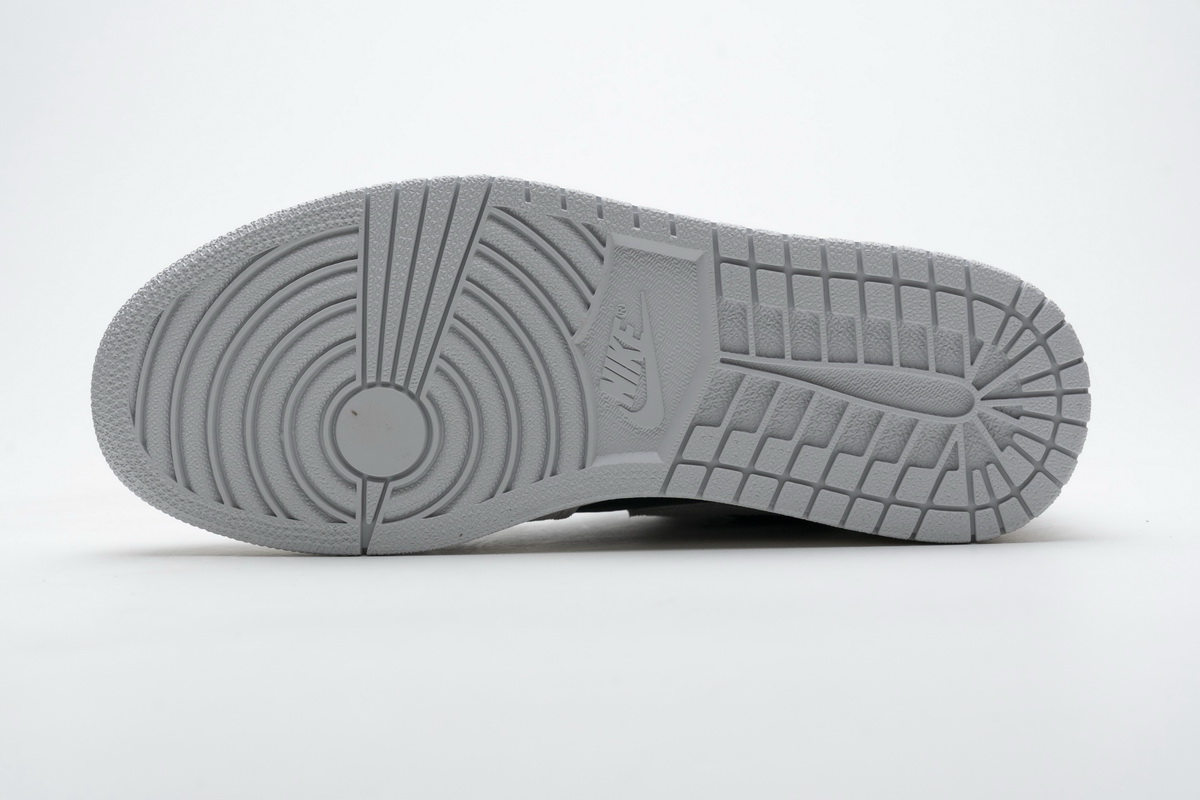 Nike Air Jordan 1 Retro Grey Crimson 555088 018 18 - www.kickbulk.cc